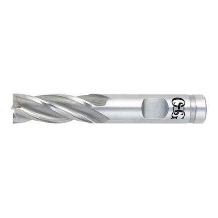 HSS End Mill, 1/4in.dia., 5/8in.Cut L MPN:5400305
