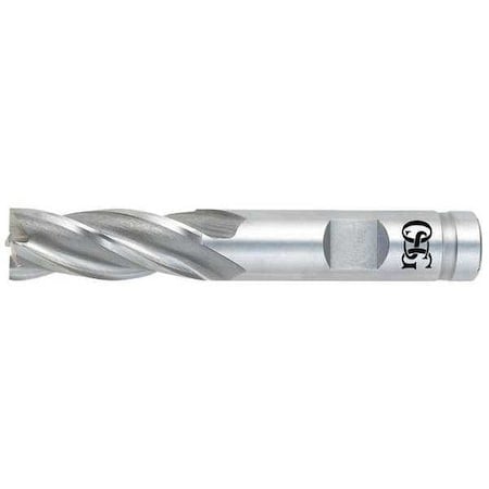End Mill, Co, TiN, 1/8, 4 FL, SGL Sq End, CC MPN:5410105