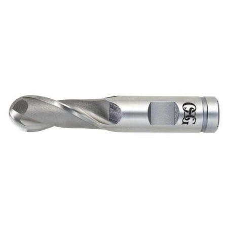 Ball End Mill, Single End, 3/8