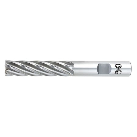 Sq. End Mill, Single End, Pow Met, 1/4