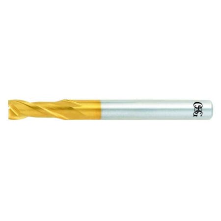 Sq. End Mill, Single End, Pow Met, 7/64