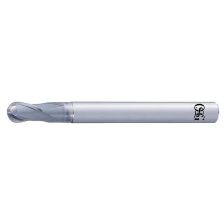 Ball End Mill, 0.125 in, Carbide MPN:84100323