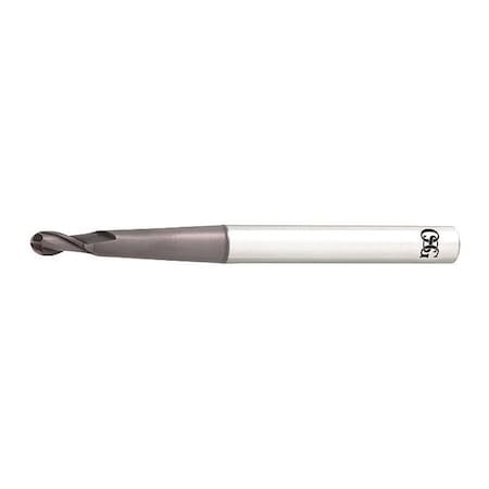 Carbide End Mill, 2.00mm dia, 5.00mm Cut L MPN:HP418-0780