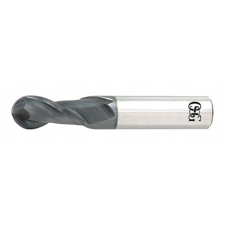 Carbide End Mill, 2.0mm D, 7mm Cut MPN:HP421-0787-BN