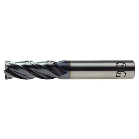 Carbide End Mill, VG434, 3/8 D, 7/8 Cut L MPN:VG434-3757