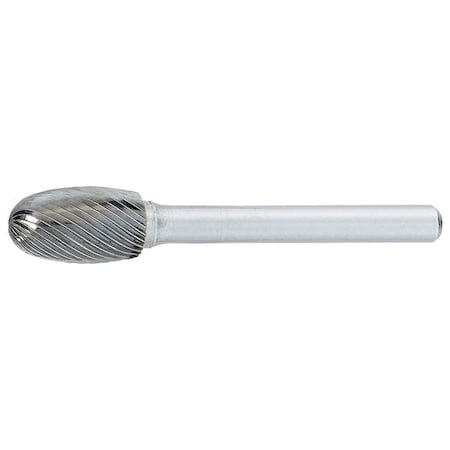 Oval Bur SE, Radius End, 3/8