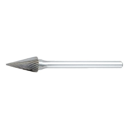 Cone Bur, Pointed End, 1/4