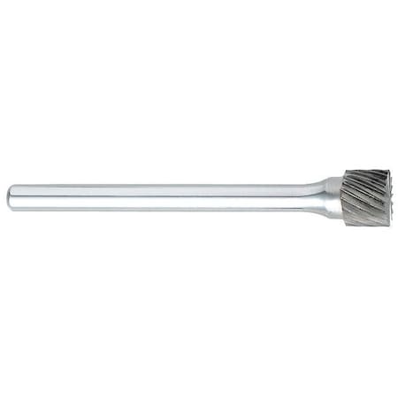 Cylinder Bur SB, Flat End, 1/4