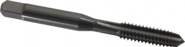 Straight Flute Tap: M8x1.25 Metric Coarse, 4 Flutes, Bottoming, 6H Class of Fit, High Speed Steel, Oxide Coated MPN:1971401