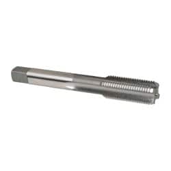 Straight Flute Tap: M12x1.25 Metric Fine, 4 Flutes, Bottoming, High Speed Steel, Bright/Uncoated MPN:1974400