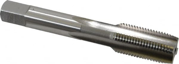 Straight Flute Tap: M16x1.50 Metric Fine, 4 Flutes, Plug, High Speed Steel, Bright/Uncoated MPN:1975500