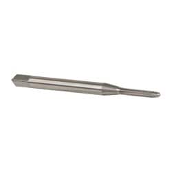 Straight Flute Tap: M2x0.40 Metric Coarse, 3 Flutes, Plug, 6H Class of Fit, High Speed Steel, Bright/Uncoated MPN:1977300