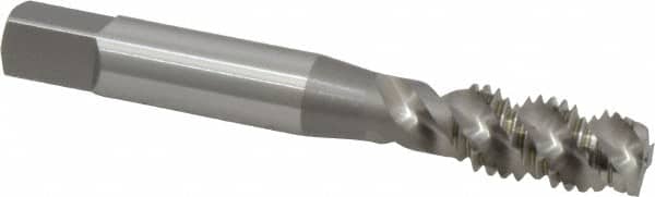 Spiral Flute Tap: M10x1.50 Metric Coarse, 3 Flutes, Plug, 6H Class of Fit, High Speed Steel, Bright/Uncoated MPN:1986600