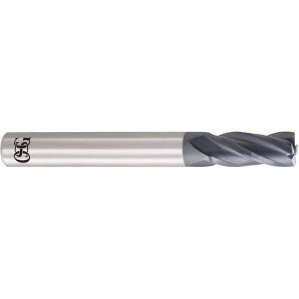 Square End Mill: 3.50 mm Dia, 10.00 mm LOC, 4 Flute, Solid Carbide MPN:3130535