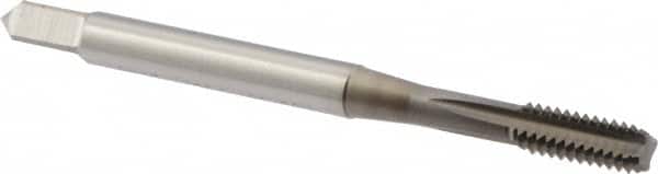 Straight Flute Tap: #8-32 UNC, 4 Flutes, Bottoming, 2B Class of Fit, Cobalt, Nitride Coated MPN:3145903