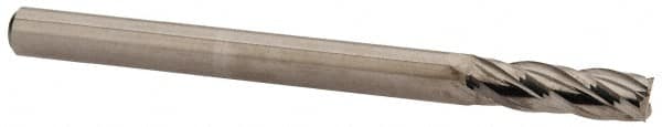 Square End Mill: 0.1181'' Dia, 0.3937'' LOC, 4 Flutes, Solid Carbide MPN:404-1181
