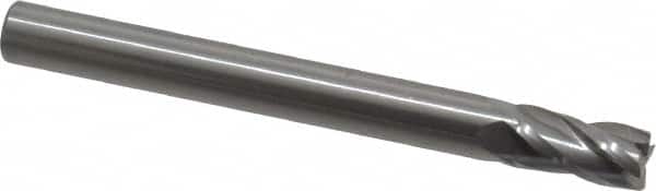 Square End Mill: 0.1969'' Dia, 0.3937'' LOC, 4 Flutes, Solid Carbide MPN:414-1968