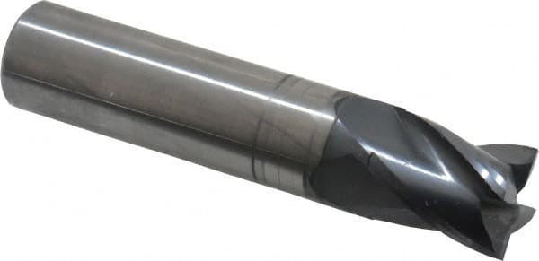 Square End Mill: 5/8'' Dia, 3/4'' LOC, 5/8'' Shank Dia, 3'' OAL, 4 Flutes, Solid Carbide MPN:414-625011