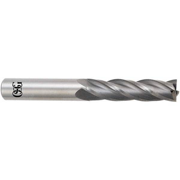 Square End Mill: 0.1575'' Dia, 0.748'' LOC, 4 Flutes, Solid Carbide MPN:464-1575