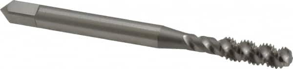 Spiral Flute Tap: #10-32 UNF, 3 Flutes, Bottoming, 3B Class of Fit, High Speed Steel, Bright/Uncoated MPN:5002700