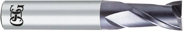 Square End Mill: 10.00 mm Dia, 25.00 mm LOC, 2 Flute, Solid Carbide MPN:71201016