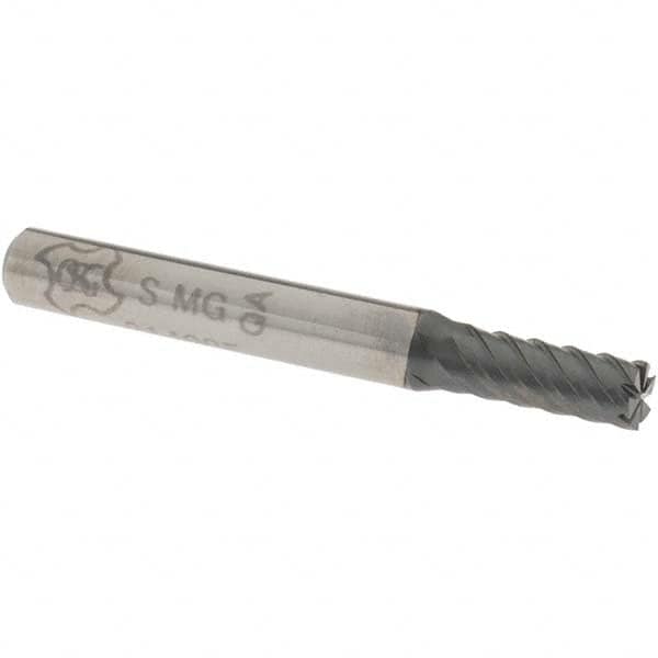 Square End Mill: 5.00 mm Dia, 13.00 mm LOC, 6 Flute, Solid Carbide MPN:91400511