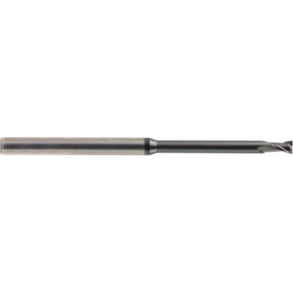 Square End Mill: 3/32'' Dia, 9/64'' LOC, 1/4'' Shank Dia, 2-1/2'' OAL, 2 Flutes, Solid Carbide MPN:HP410-0938