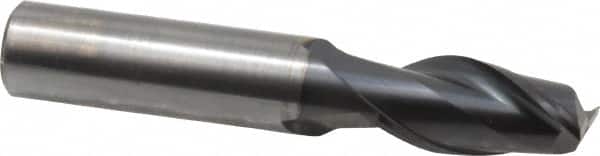 Square End Mill: 1/2'' Dia, 1'' LOC, 1/2'' Shank Dia, 3'' OAL, 2 Flutes, Solid Carbide MPN:HP421-5000