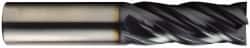 Square End Mill: 7/8'' Dia, 1-1/2'' LOC, 7/8'' Shank Dia, 4'' OAL, 4 Flutes, Solid Carbide MPN:HP441-8750