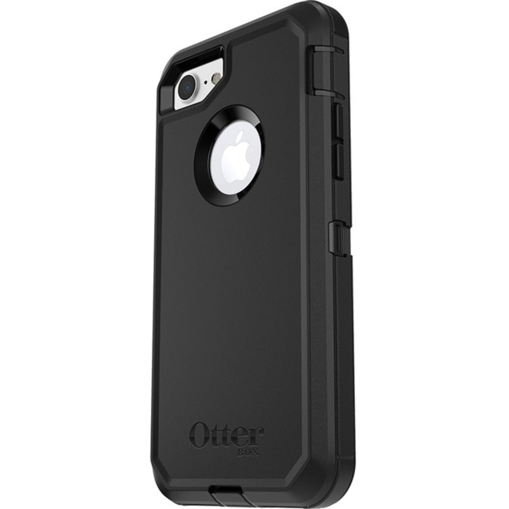 OtterBox Defender Carrying Case (Holster) Apple iPhone 7, iPhone 8, iPhone SE 2 Smartphone - Black MPN:77-54088