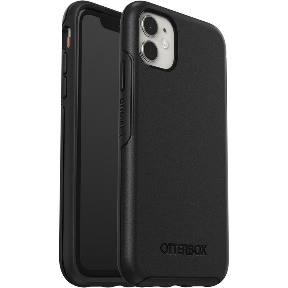 OtterBox iPhone 11 Symmetry Series Case - For Apple iPhone 11 Smartphone - Black - Drop Resistant - Synthetic Rubber, Polycarbonate - 1 MPN:77-62801