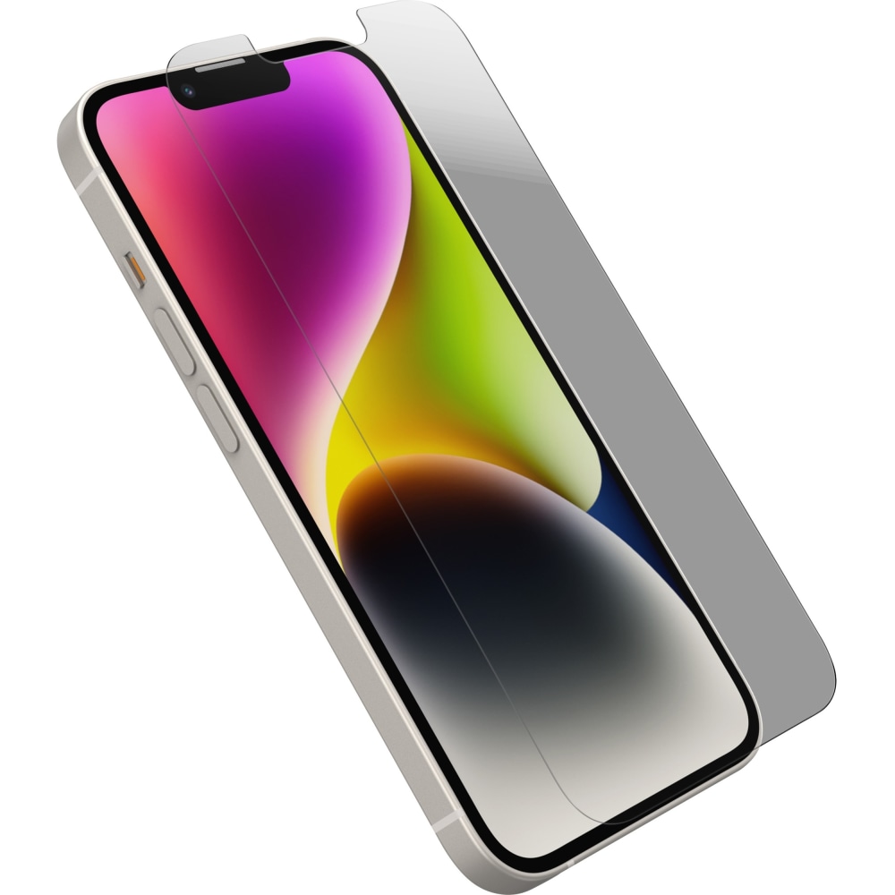 OtterBox iPhone 13 and iPhone 13 Pro Trusted Glass Screen Protector Clear - For 6.1inLCD iPhone 13, iPhone 13 Pro MPN:77-85951