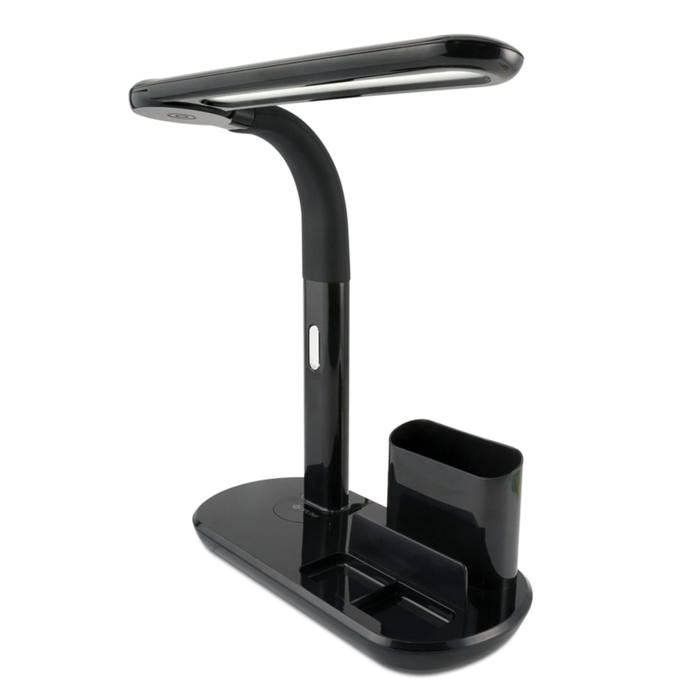 OttLite LED Pivoting Bankers Lamp With USB, 21inH, Black MPN:277G59-SHPR