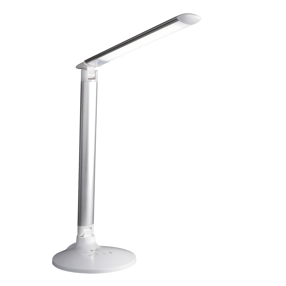 OttLite Command LED Desk Lamp With Voice Assistant, 29inH, White MPN:CS59029-SHPR