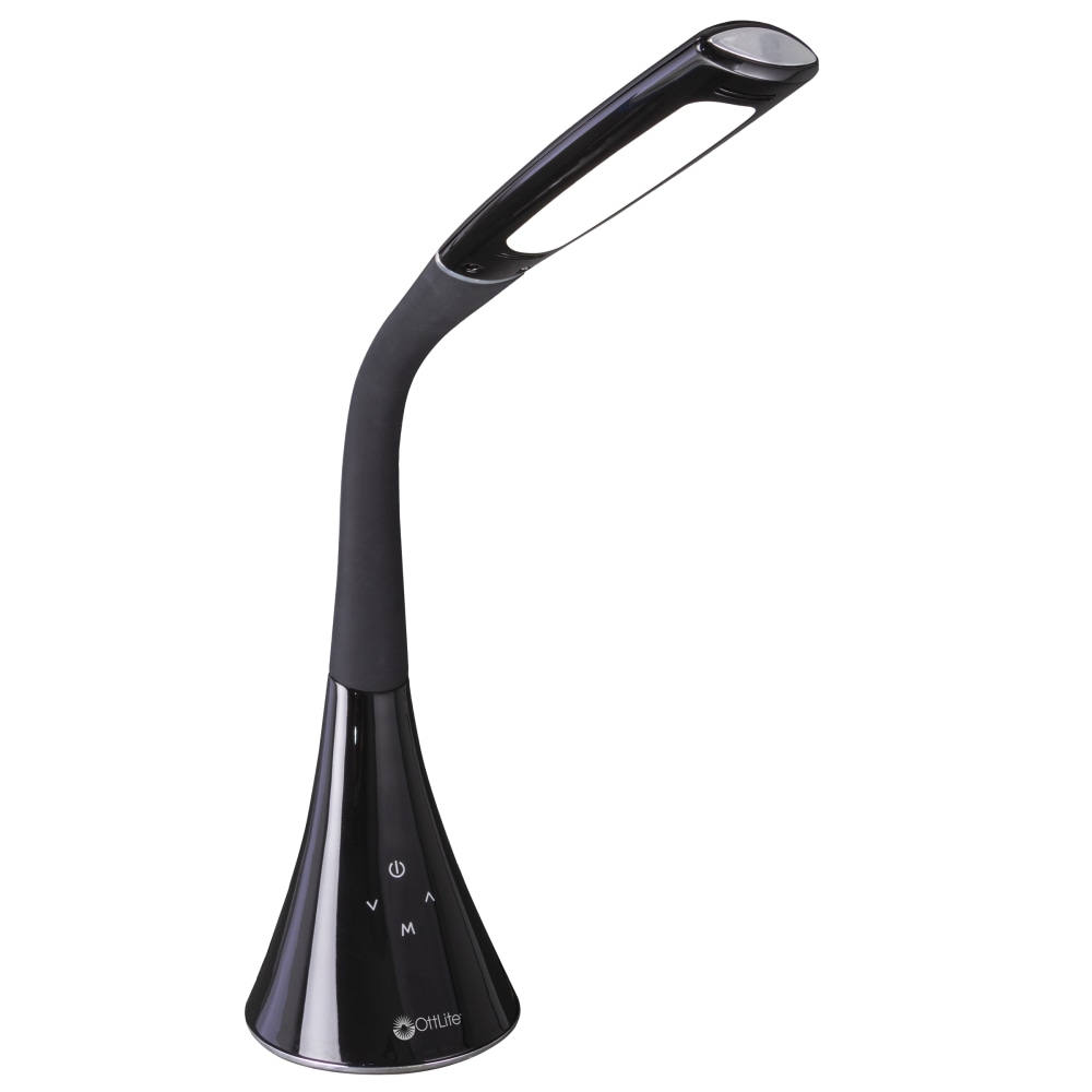 OttLite Wellness Series Swerve LED Desk Lamp, black MPN:CSA30G5W