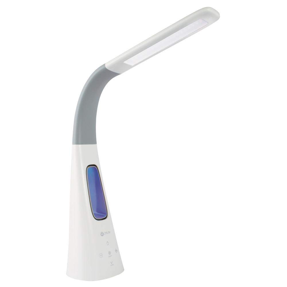 OttLite Cool Breeze LED Fan Lamp, 26-1/2inH, White MPN:F26WG9-SHPR