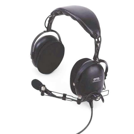 Headset, Over the Head, Over Ear, Black MPN:V4-10145