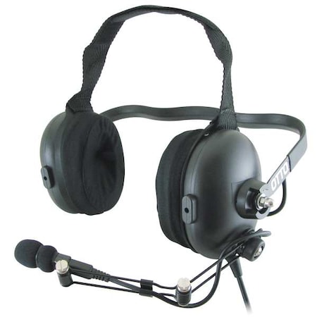 Headset, Behind the Head, On Ear, Black MPN:V4-NR2KA1