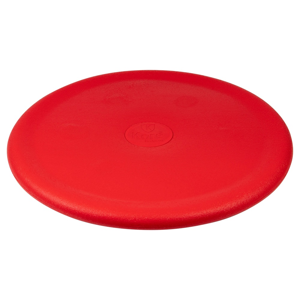 Kore Design Floor Wobbler Balance Disc, 3inH x 19-1/8inW x 19-1/8inD, Red MPN:KD-4200