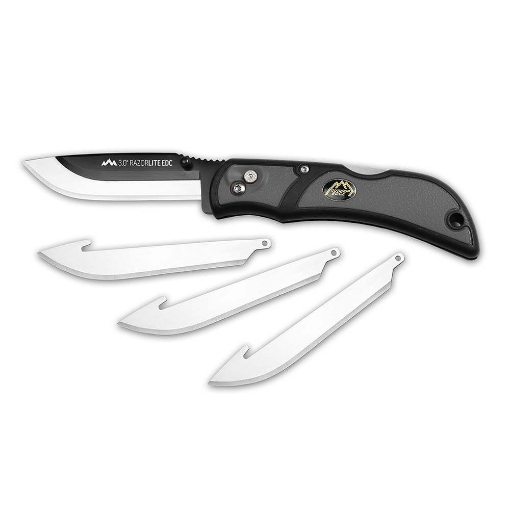 Pocket & Folding Knives, Edge Type: Plain , Handle Material: Glass-Reinforced Nylon with Thermoplastic Elastomer , Blade Length (Inch): 3  MPN:RLY30-50C