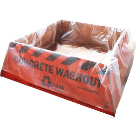 Outpak Washout Construction Washout Corrugated Cardboard 140 Gallon 48