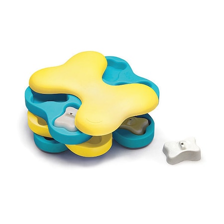 Dog Tornado Puzzle Game Large Blue/Yellow 9.5