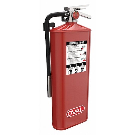 Fire Extinguisher, 10 lb Capacity, Class ABC, UL Rating4A:80B:C, Monoammonium Phosphate MPN:10HABC
