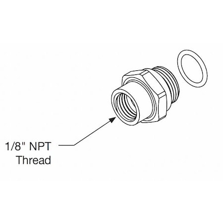Charging Adapter, SS Material, PK5 MPN:LS-S-10560-5