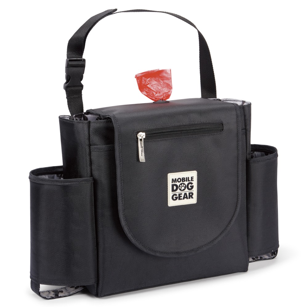 Mobile Dog Gear Car Seat Back Organizer, 10-1/2inH x 4-1/2inW x 17inD, Black MPN:MDG300-1