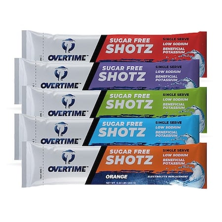 Sugar Free Shotz, Electrolyte Drink Mix, 16.9 oz, Assorted Flavors, PK400 MPN:55-SINGLE SERVE