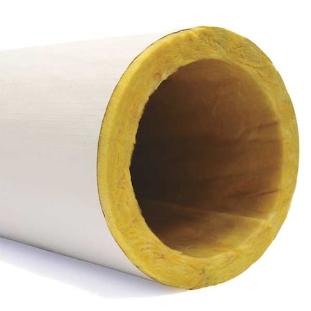 Pipe Insulation, 3 ft. L, Fiberglass, 1 in Wall MPN:722563