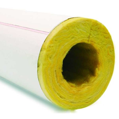 Pipe Insulation, 3 ft. L, Fiberglass, 2 in Wall MPN:722587