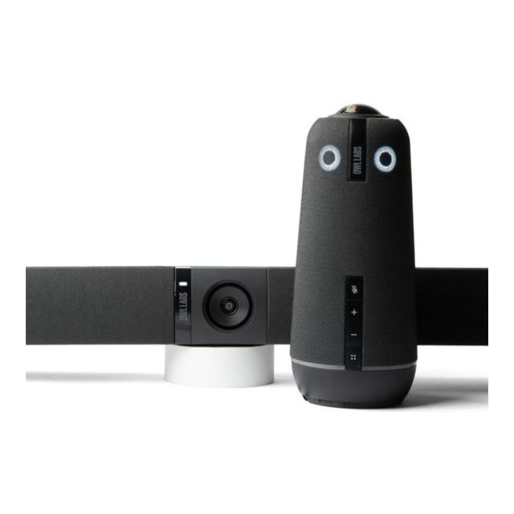 Owl Labs Meeting Owl 4+ - Video conferencing device - Certified for Microsoft Teams Rooms - charcoal - with Owl Bar - power adapter included MPN:BND405-0004