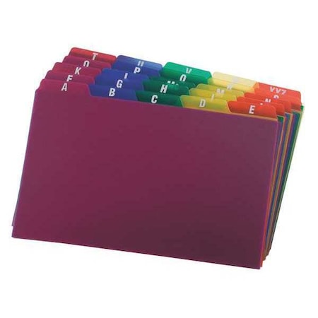 CardGuides, Alpha, 1/5Tab, 5x8, PK25 MPN:73155